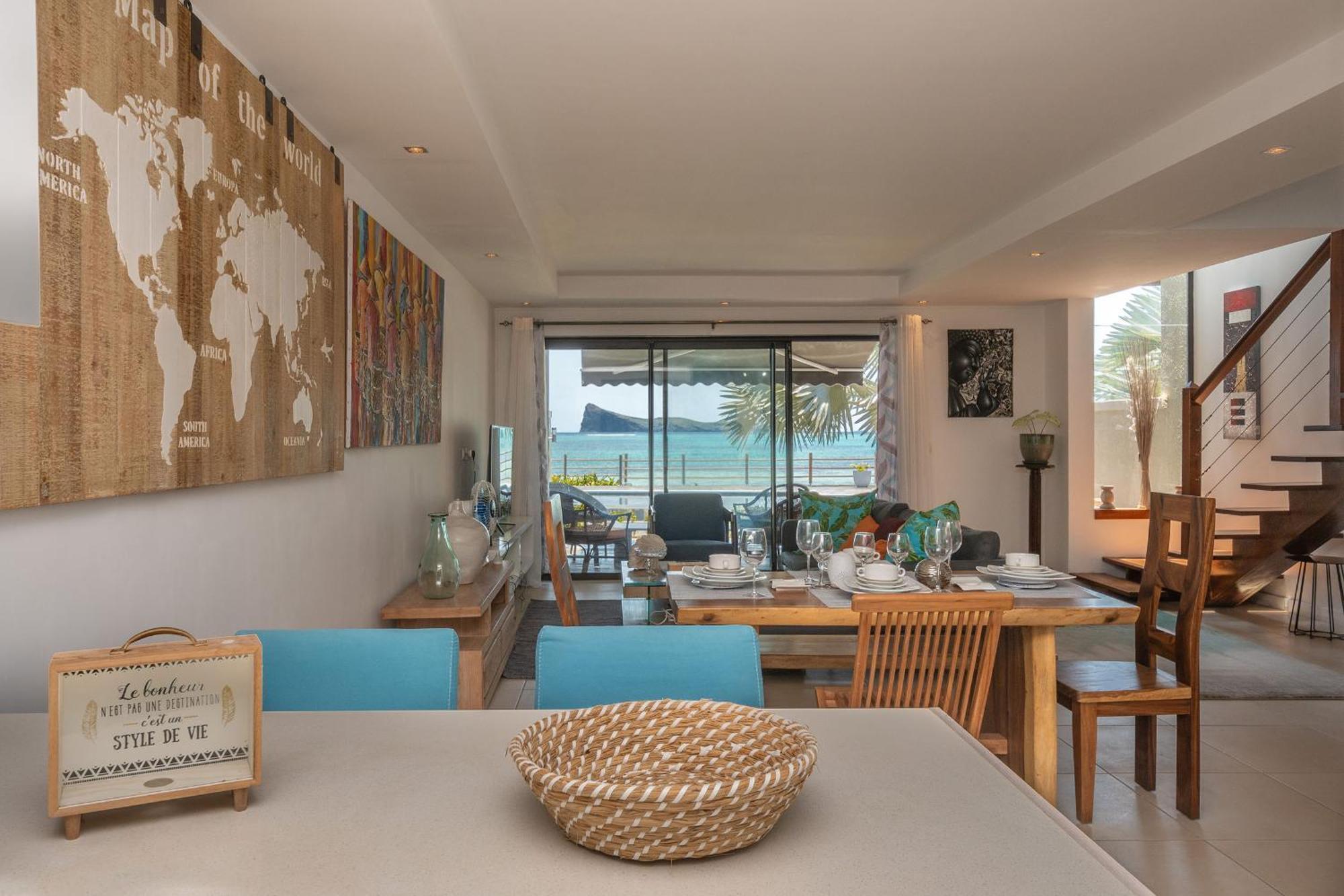 Luxury Beachfront Duplex, Coin De Mire View / 3Bed Кап Малёрё Экстерьер фото